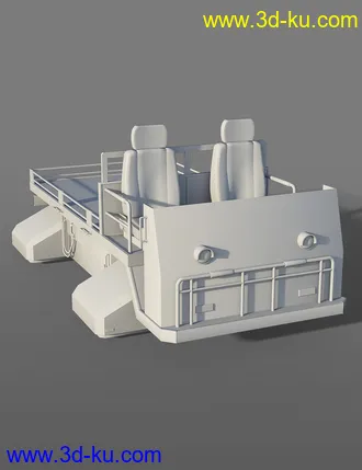 3D打印模型Sci-Fi Hover Cart的图片