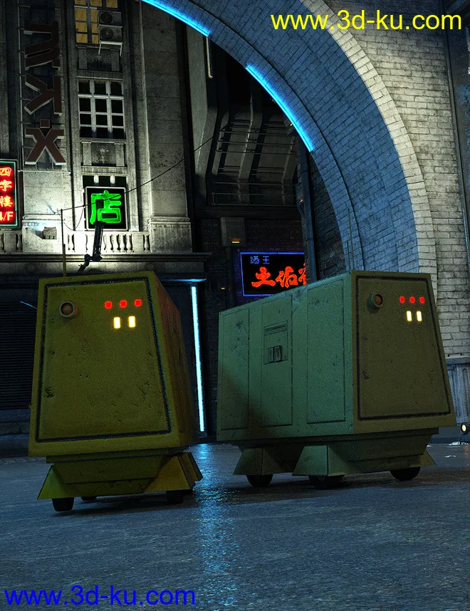 Sci-Fi Roller Bot模型的图片1