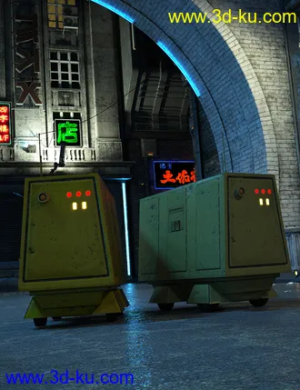 3D打印模型Sci-Fi Roller Bot的图片