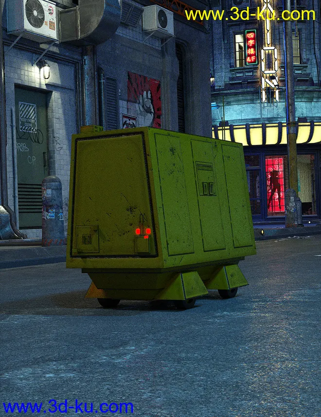 Sci-Fi Roller Bot模型的图片2