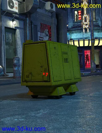 3D打印模型Sci-Fi Roller Bot的图片