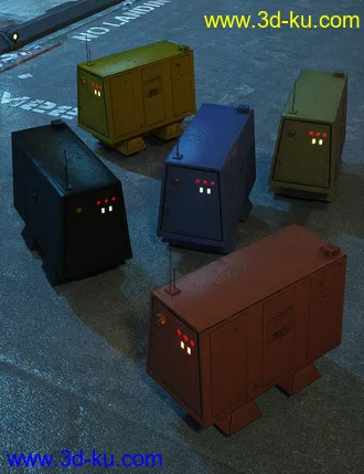 3D打印模型Sci-Fi Roller Bot的图片