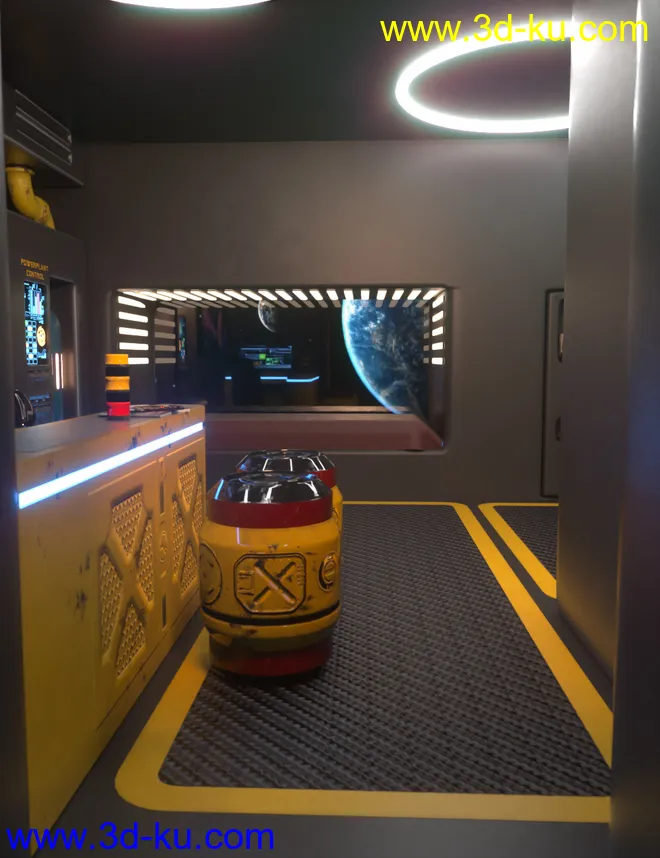 Sci-Fi Starship Quarters Volume 2模型的图片1