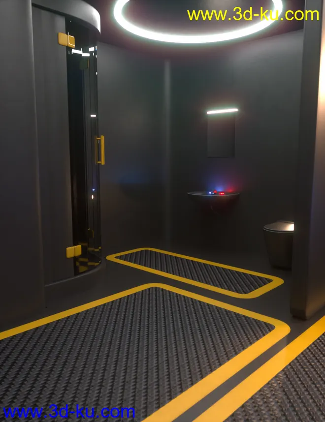 Sci-Fi Starship Quarters Volume 2模型的图片3