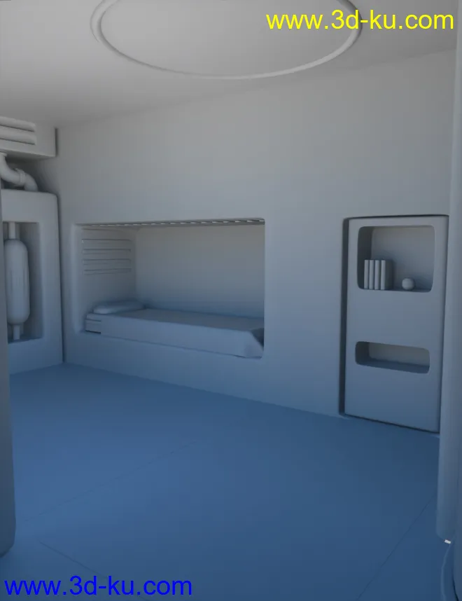 Sci-Fi Starship Quarters Volume 2模型的图片5