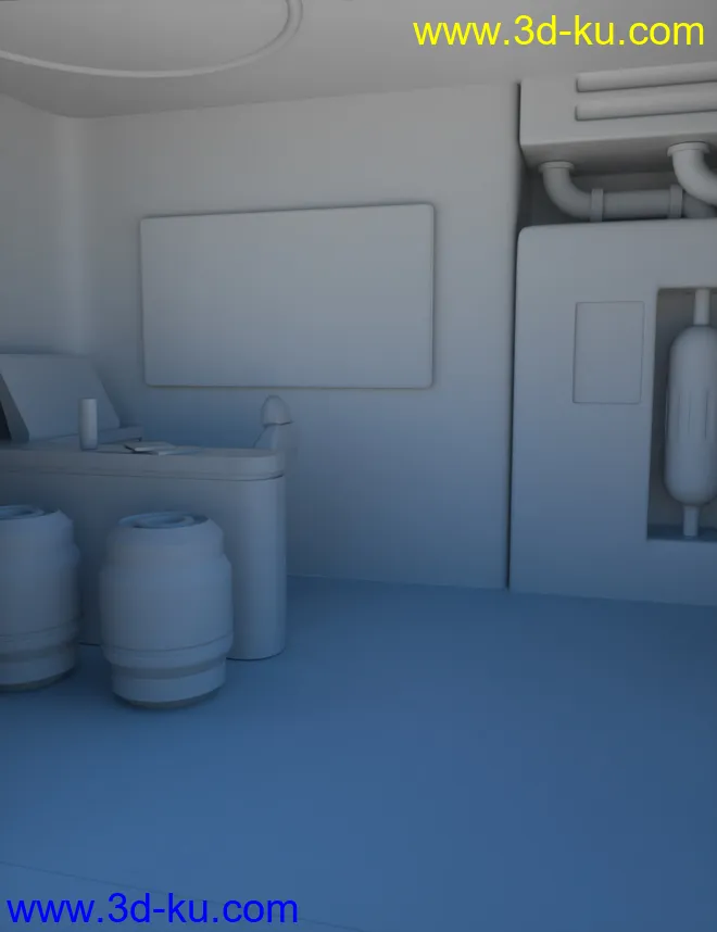 Sci-Fi Starship Quarters Volume 2模型的图片6