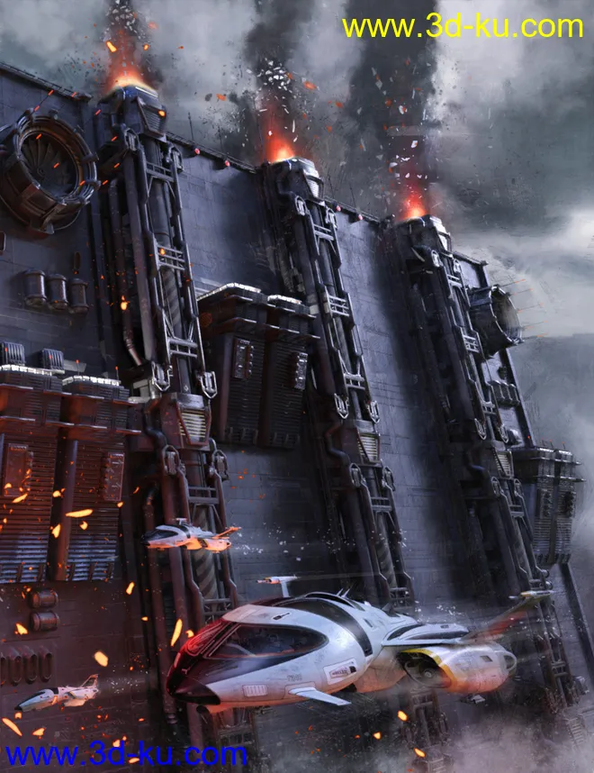 Sci-Fi Wall模型的图片1