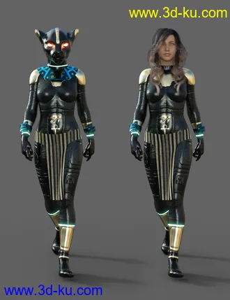 3D打印模型Scifi Egyptian Outfit For Genesis 8 Females(s)的图片