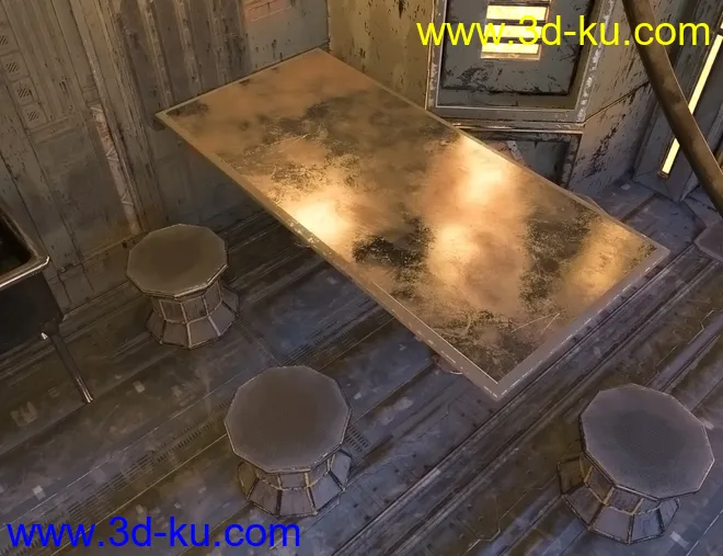 SciFi Living Galley模型的图片8