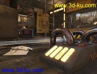 3D打印模型SciFi Living Room的图片