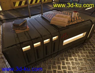 3D打印模型SciFi Living Room的图片