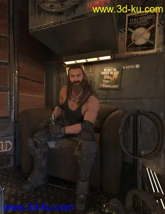 3D打印模型SciFi Living Room的图片