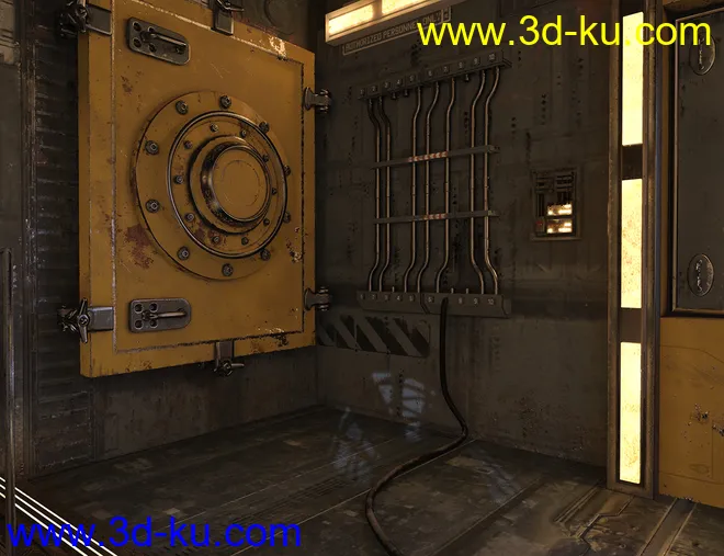 SciFi Living Room模型的图片14