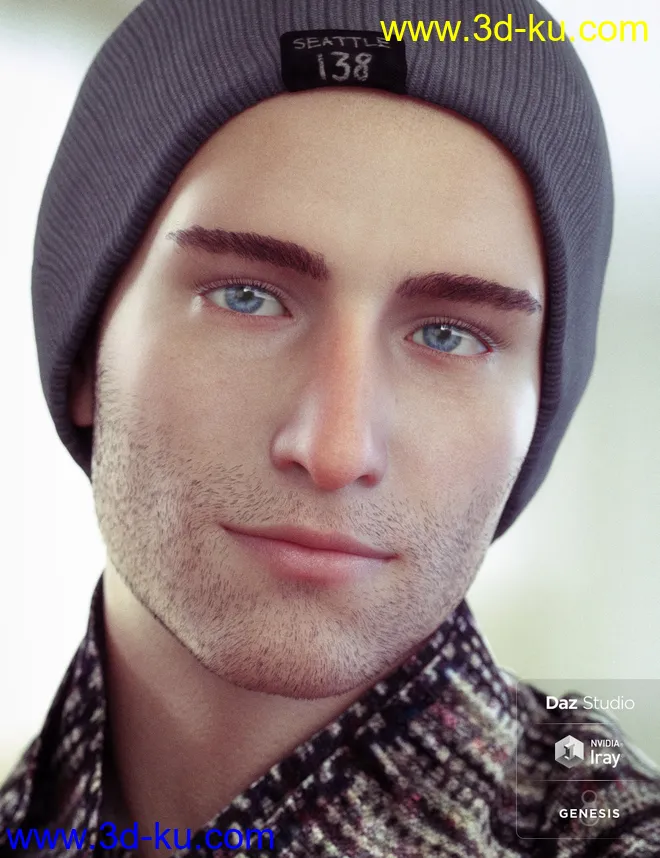 Sebastian for Genesis 8 Male模型的图片1