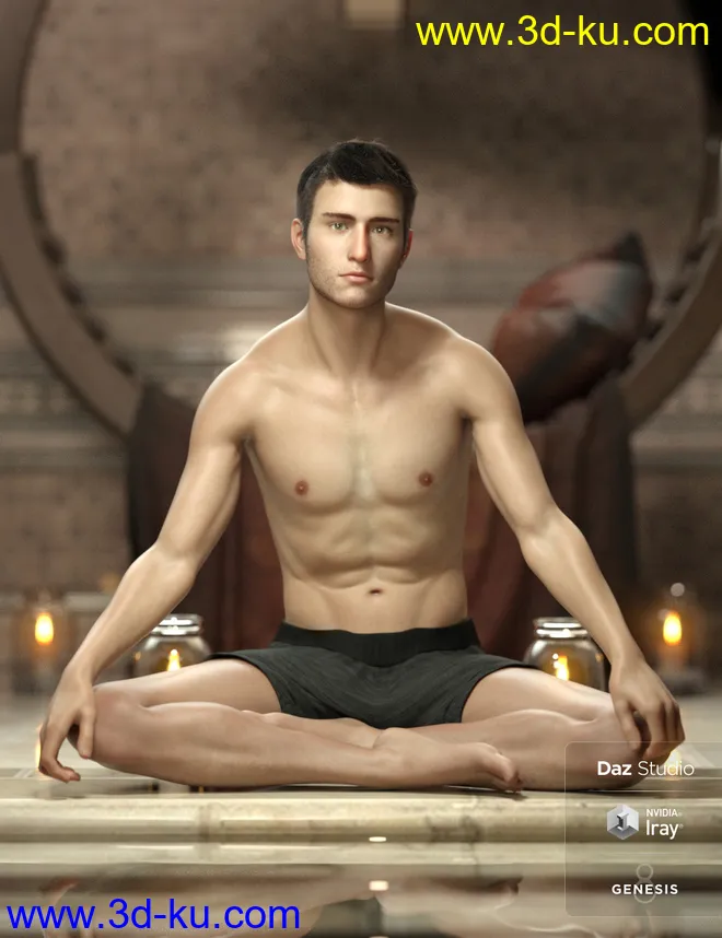 Sebastian for Genesis 8 Male模型的图片2