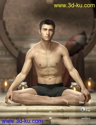 3D打印模型Sebastian for Genesis 8 Male的图片