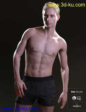 3D打印模型Sebastian for Genesis 8 Male的图片