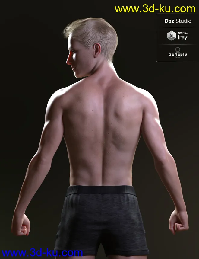 Sebastian for Genesis 8 Male模型的图片7