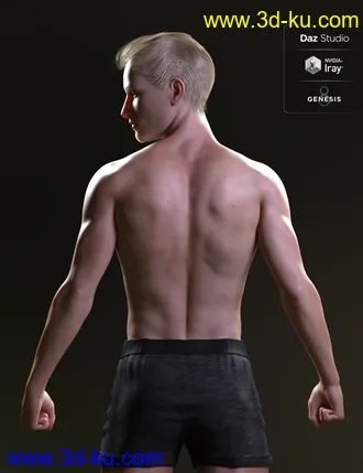 3D打印模型Sebastian for Genesis 8 Male的图片