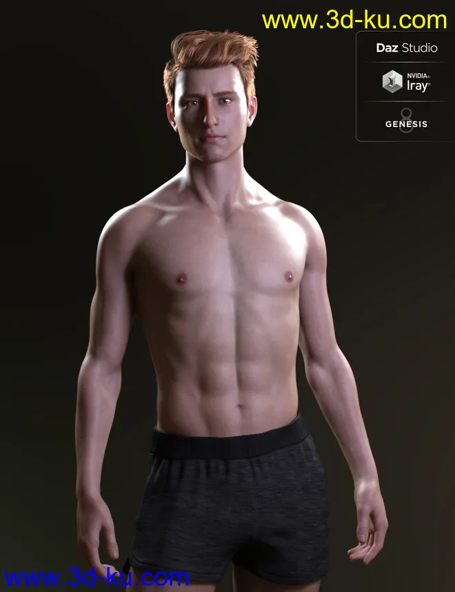 Sebastian for Genesis 8 Male模型的图片9