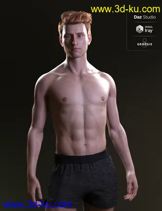 3D打印模型Sebastian for Genesis 8 Male的图片