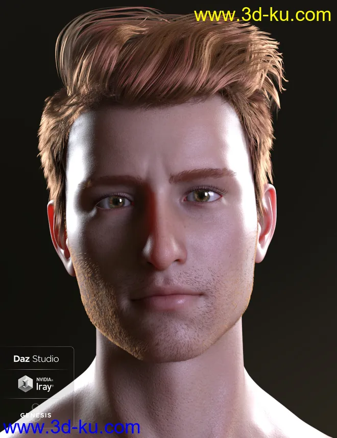 Sebastian for Genesis 8 Male模型的图片10