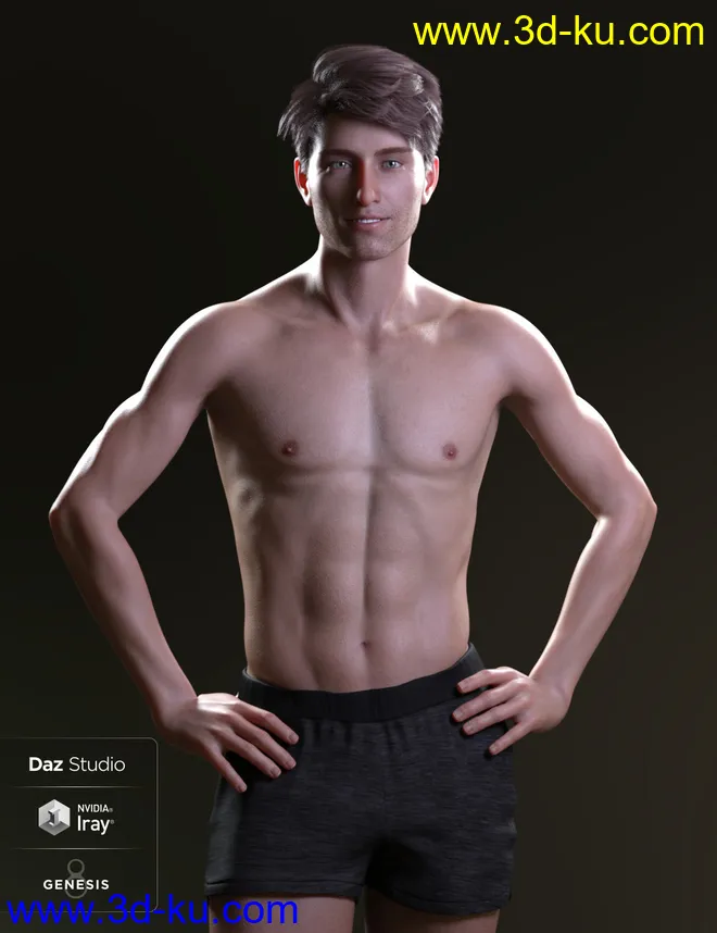 Sebastian for Genesis 8 Male模型的图片11