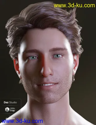 3D打印模型Sebastian for Genesis 8 Male的图片