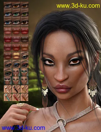 3D打印模型Sequoia for Genesis 8 Female的图片