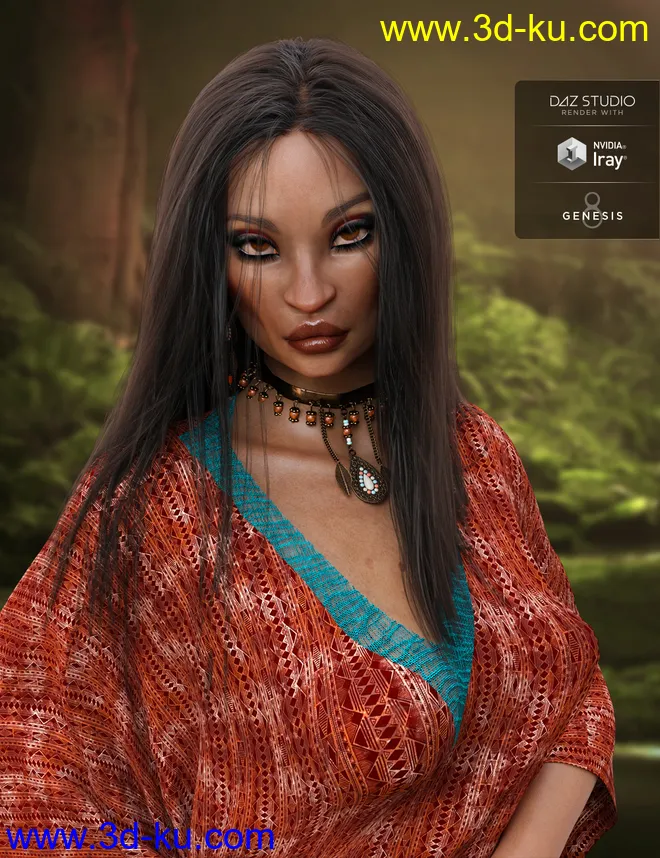 Sequoia for Genesis 8 Female模型的图片4