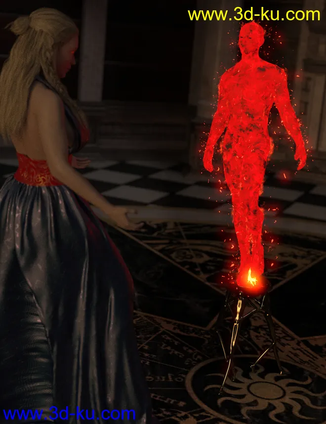 SF Auras Genesis 8 Male模型的图片3