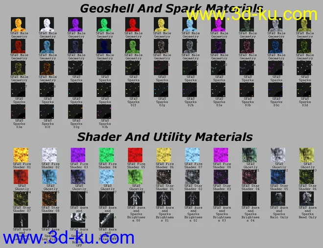 SF Auras Genesis 8 Male模型的图片9