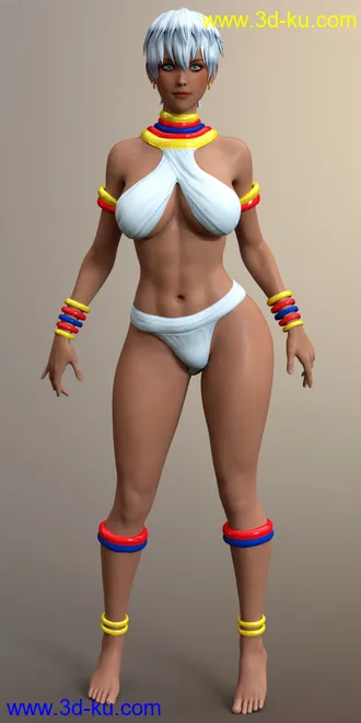 3D打印模型SF Elena Bikini for G3F的图片