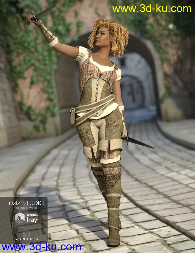 Shameless Rogue Outfit Textures模型的图片3