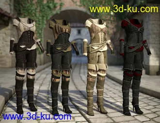3D打印模型Shameless Rogue Outfit Textures的图片