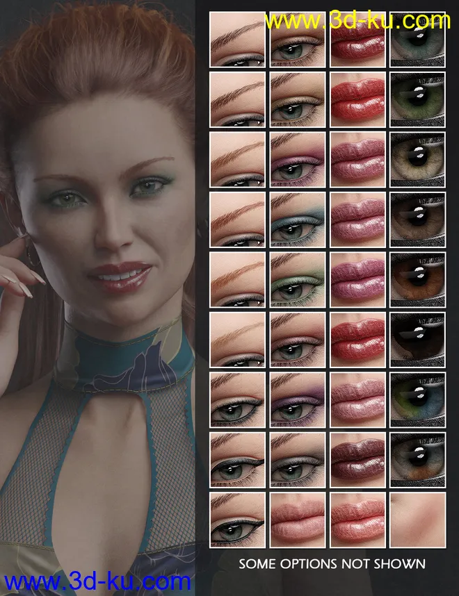 Shan HD for Genesis 8 Female模型的图片9