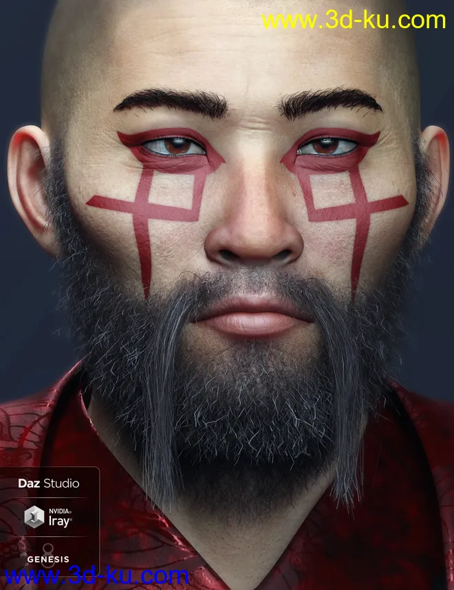 Shang For Genesis 8 Male模型的图片4