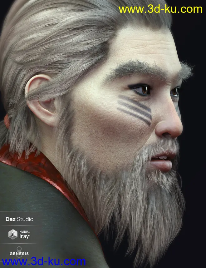 Shang For Genesis 8 Male模型的图片5