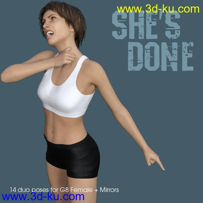 She's done! for Genesis 8 Female模型的图片1