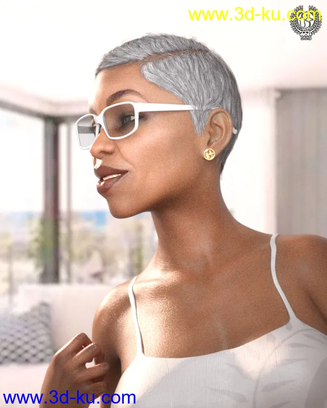 Short Classy Hair For Genesis 3 And 8 Female(s)模型的图片4