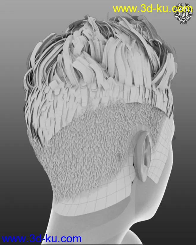 Short Classy Hair For Genesis 3 And 8 Female(s)模型的图片11