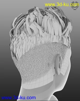 3D打印模型Short Classy Hair For Genesis 3 And 8 Female(s)的图片