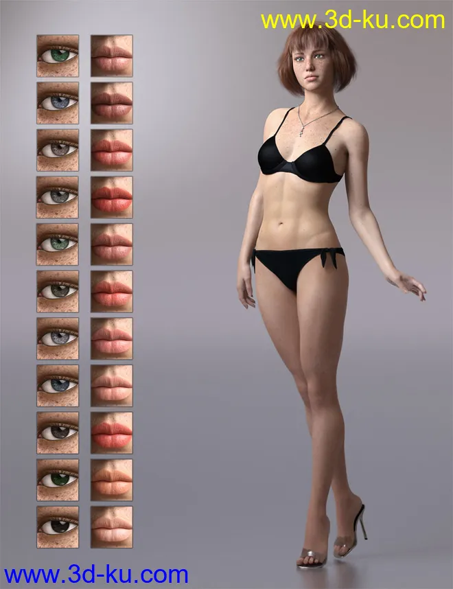 Sienna HD For Genesis 8 Female模型的图片10