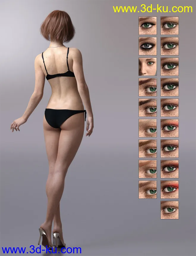 Sienna HD For Genesis 8 Female模型的图片11