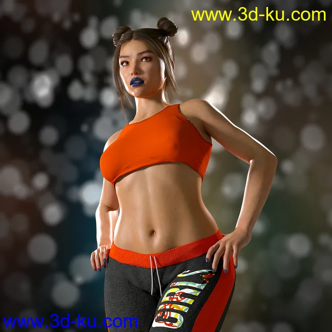 Simone HD for Genesis 8 Female模型的图片4