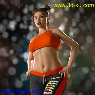 3D打印模型Simone HD for Genesis 8 Female的图片