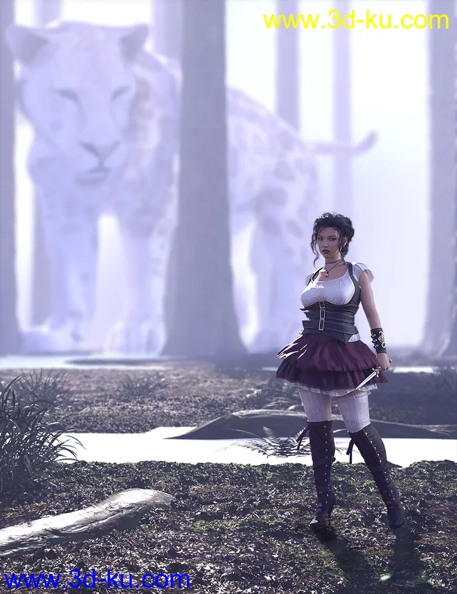 Simone HD for Genesis 8 Female模型的图片5