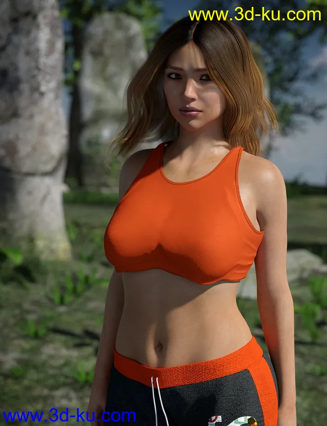 Simone HD for Genesis 8 Female模型的图片9