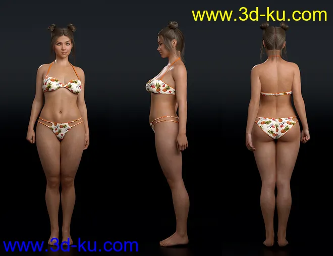 Simone HD for Genesis 8 Female模型的图片10