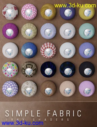 3D打印模型Simple Fabric Iray Shaders的图片